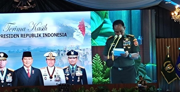 Panglima TNI ke Prabowo: Satuan Produksi yang Bapak Prakarsai Telah Dibentuk